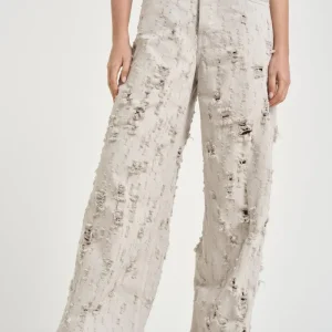 Jeans donna Bethany con rotture grigio