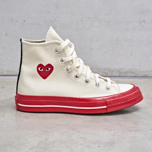 Converse x Comme des Garçons PLAY Chuck 70 High Red Sole