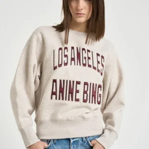 Felpa donna grigio e bordeuax