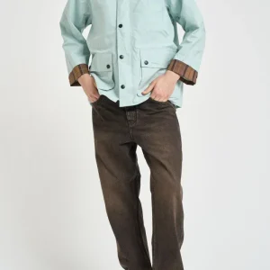 Giubbotto uomo corto acquamarina