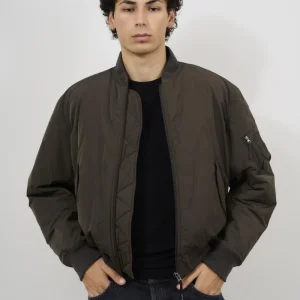 Bomber uomo verde militare