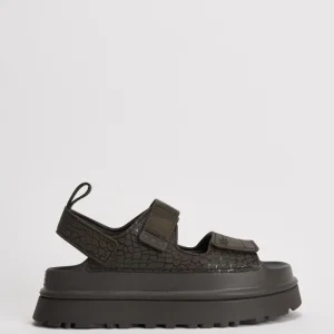 Sandalo donna GoldenGlow Embossed marrone