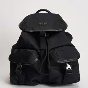 Zaino donna in nylon nero